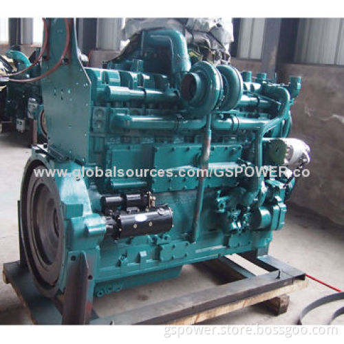 24V electric motor starters, in-line,6 cylinders, turbocharged, marine engines for Genset